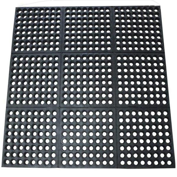 Commercial Anti-Fatigue Drainage Rubber Mats 82.6"X35.4"Heavy Duty Non-Slip