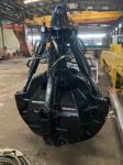 Q355B Scrap Grab Bucket Orange Peel Grapple For Hydraulic Excavator Waste