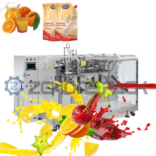 Horizontal Doypack Packing Machine Fully Automatic Premade Pouches Feeding