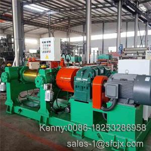 China 14 Inches Open Rubber Mixing Mill XK-360 With Hardened Gear Reducer factory