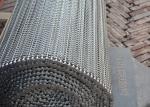 Food Industry 0.2m Width FDA Chain Mesh Conveyor Belt For Drying