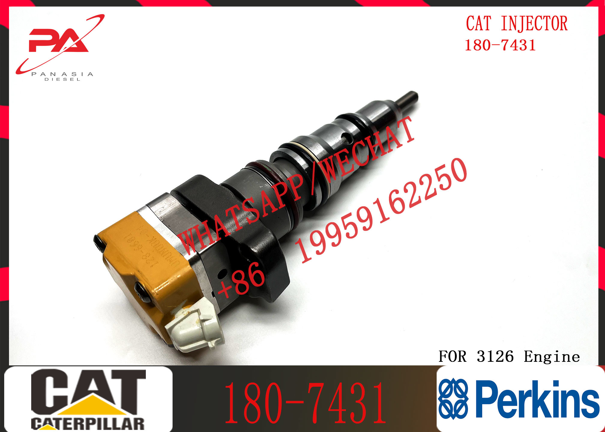 diesel engine fuel injector 180-7431 232-1173 179-6020 1OR-0781 198-6877 1OR-1267 169-7408