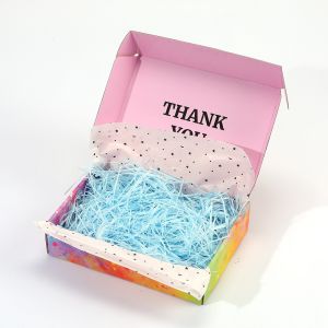 Eco-friendly Biodegradable Mailer Box Custom Logo Set with Thank You Card and