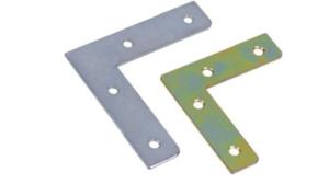 China Long Metal Corner Brackets Furniture Fittings Indoor Outdoor Applications factory