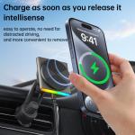 Qi2 Wireless Charger For Automotive Ultra-Thin Design Metal Material 9-Color RGB