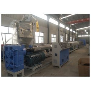 China High Production Speed HDPE LDPE Pipe Extrusion Line Easy Operate and Maintenance on sale