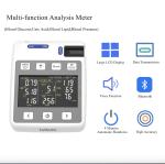 Lysun Heart Rate Blood Pressure Monitor Uric Acid Test Meter GULP-101