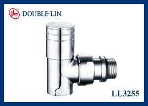 China Polished Chrome Plated 1/2&quot; × 1/2&quot; Brass Radiator Valve factory