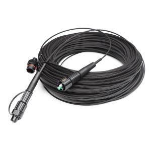 China 5.0 round cable with/without FPR waterproof Mini SC/APC optic HUAWEI compatible connector Fiber Optic Patch Cord factory