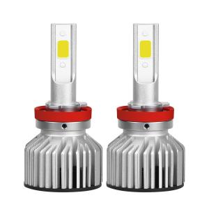 China Universal Cob Led Headlight Bulbs , H8 H9 H11 Led Headlight Bulb 50000 Working Hours factory
