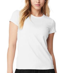 China Hot Sale Summer Softness Cotton Casual Workout Short Sleeve Custom T Shirts for Women factory