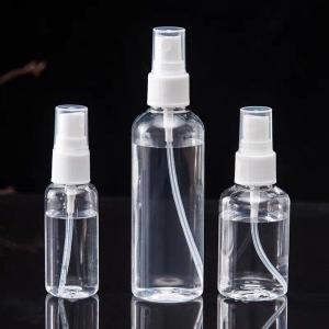 China 30ml 50ml 60ml 100ml Empty PET Pabrik Plastic Alcohol Spray Botol Plastik Pet Bottles factory