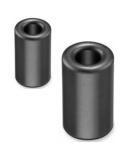 MnZn Magnetic Ferrite Core Ring EMI Filter Ferrite Rod Cylinder Shape