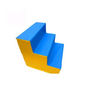 China Extra Thick Blue Indoor Soft Play Toys Three Floors Puzzle Game 60*60*60CM Size factory