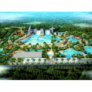 China Customizable Largest Scale Water Park Plan With Fiberglass Filtration System factory