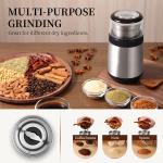 Transparent Lid Espresso Coffee Maker SS304 Cup Coffee Bean Flat Burr Espresso