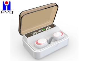 China Flip In Ear Bluetooth Earphone Power Bank 20Hz 3.7V Black White color factory