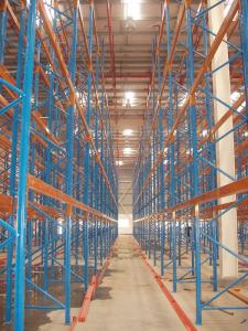 China Cold roll steel narrow aisle racking systems for carton flow , 1500kg factory