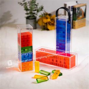 China Custom Acrylic Tumble Tower 54 Blocks Stacking Game factory