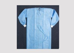 China Abrasion Resistant Disposable Surgical Gown Spunbonded With ISO Certification factory