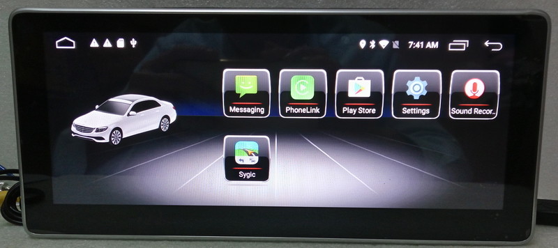 Ouchuangbo GPS navigation audio radio for Benz C 2008-2010 support BT MP3 mirror link android 8.1 OS 4+64