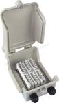 Waterproof White FTTH Mini Fiber Optic Terminal Box 30 Pair Telecommunication