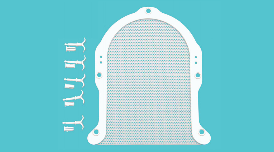 S Frame Head Radiation Therapy Thermoplastic Mask ISO9001 Approved