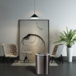 Anti Fingerprint 3.17 Gallon Stainless Steel Bathroom Garbage Can