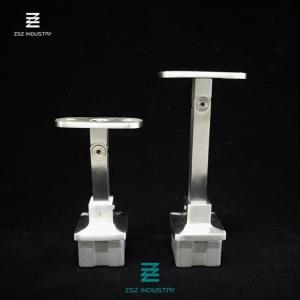 China Square Post Stair Rail Support Height Adjustable Satin Brushed Polish Finishing factory
