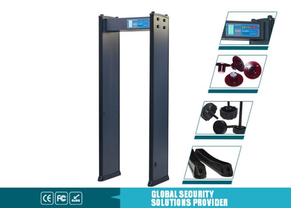 Electronic Walk through Metal Detector Gate 4 zones digital metal detector door