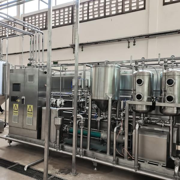 Tube In Tube UHT Sterilizer Machine For Peach / Apricot Fruit Paste / Sauce /