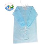 Factory direct price waterproof PP PP+PE SMS isolation medical surgeon gown