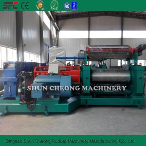 China OEM Open Type Rubber Mixing Machine , 2 Roll Mill Machine 90kw factory