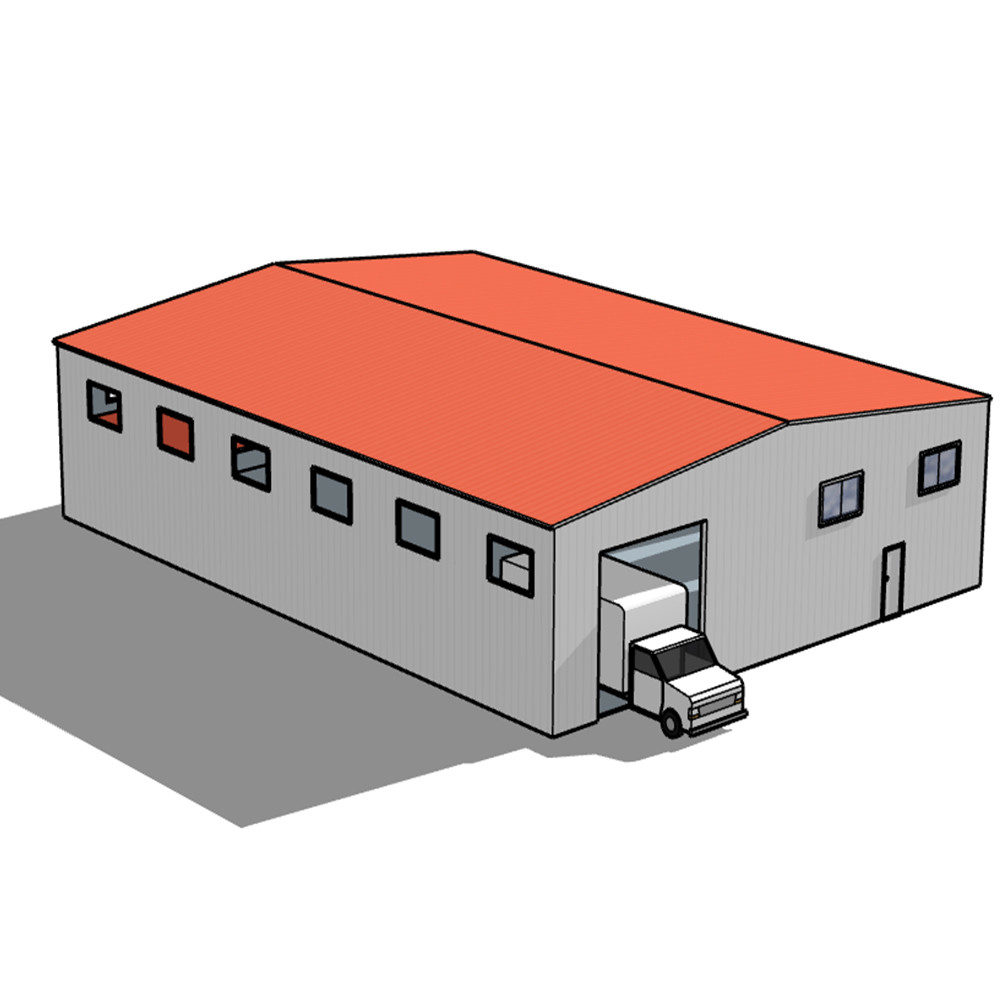 Long Span Anti Vibration Prefabricated Steel Structure Building Modular