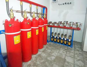 China Fire Suppression System Fm200 Fire Protection For Valuable Instrument Room factory