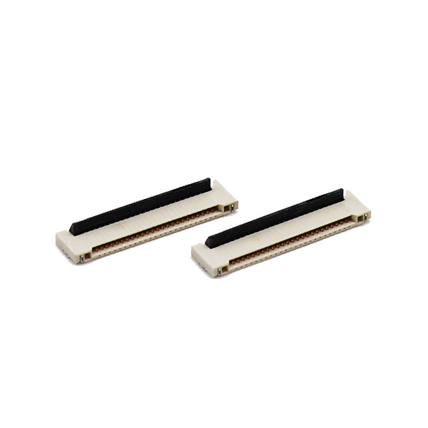 Dual Bottom Contact Precision FFC FPC Connector 1.2mm Height With Flip Lock