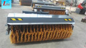 China China Snow Sweeper Angle Sweeper Broom for Skid Steer Loaders factory