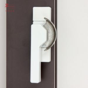 China Hotel Villa Office Building UPVC Sliding Zinc Alloy Crescent Lock with Laser Logo factory