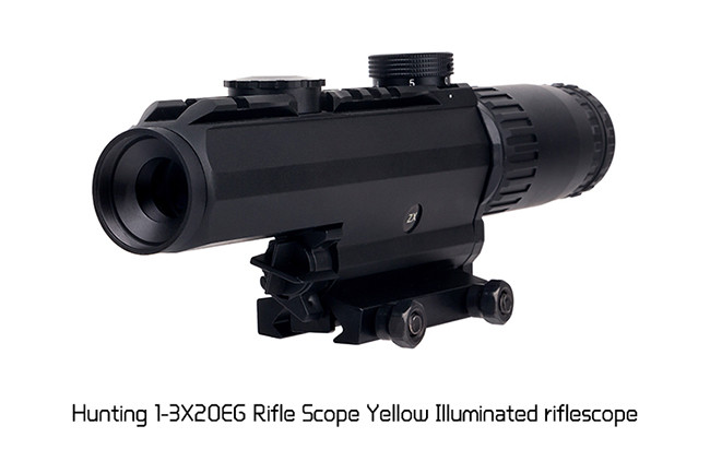 5 Level Controls Target Shooting Scopes , Military Tactical Scopes 20mm Mount