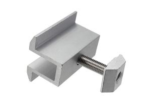 China Lead Acid Battery Solar Mid Clamp Panel Fixing 1.4KN/M2 Aluminum factory