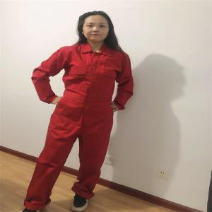 China UL 100% Cotton Flame Retardant Coverall Workwear EN11611 Flame Retardant Jumpsuit factory