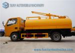4000L Q235A Carbon Steel Water Tanker Truck Vacuum Fecal Suction Truck