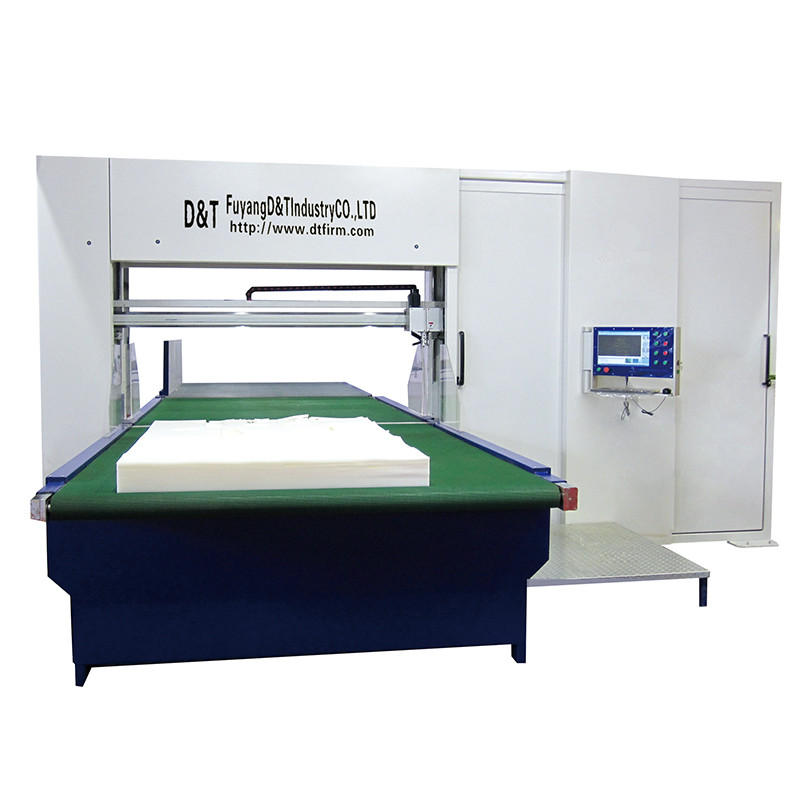 China 5KW Vertical Sponge EVA Foam Cutting Machine For Mattress factory