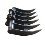 Customizable Excavator Attachments Arable Land Harrow Bucket Multitooth Rake