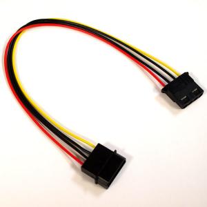 China 4-Pin ATX Molex Male To 6-Pin Female PCI Express PCIe Power Adapter Cable on sale