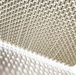 Anodized Decorative Chain Curtains , Aluminium Door Fly Screen Chain