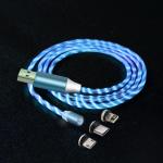 Fast Charge Visible LED Magnetic Charging Cable Fast Data Transmission