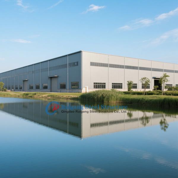 Customized Large Span Prefabricated Steel Structure Building For Industrial