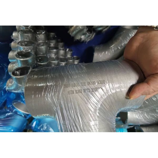 Butt Welding Fitting Equal Tee A403 WP316 1” ASME B16.9 SCH10S - SCH160