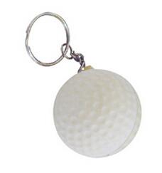 China New promotion creative product golf Stress keyring customed logo factory